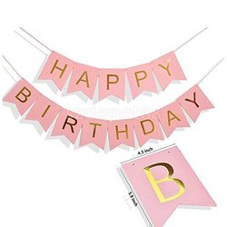 Electroprime Happy Birthday Banner Tissue Paper Flowers Balls