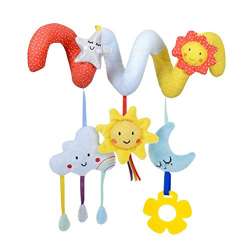Baby Kids Hanging Toys Plush Stroller Cot Toy Pram Pushchair Cartoon Rattle JD