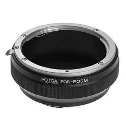 FocusFoto FOTGA Adapter Ring for Pentax PK K Lens to Canon EOS EF-M Mount Mirrorless Camera Body M1 M2 M3 M5 M6 M10 M50 M100