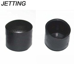 Shomy Jetting 4pcs 22mm Furniture Legs Rubber Black Silica Plastic