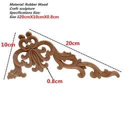 Buy Vzlx Wood Carving Applique Furniture Home Diy Fashion Small