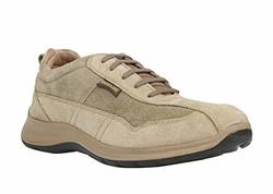 woodland men's khaki leather sneakers