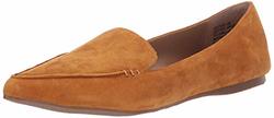 feather loafer flat