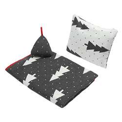Tadpoles Organics Set of 3 Flannel Receiving Blankets Chocolate
