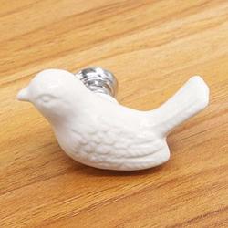 Hi5 Colorful Knob Ceramic Dresser Knob Birds Drawer Handlesgreen