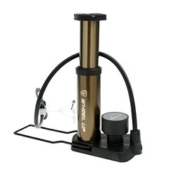 Bicycle Bike Mini Pump Presta /& Schrader Valves Tyre Tire Inflator with Gauge