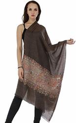 Cafsew Colours Womens Stole CG-0018-PWRM, Multi Coloured, Cashmere