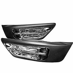 Rear Fog Light Kit for Cars Fit for Nissan Murano 2015 2016 2017 2018,Pack of 1 Pair of Chrome Trim Fit for Nissan Fog Lights Kust wdz38419w Car Fog Light Covers