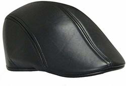 leather golf cap