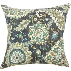 Euro/26 x 26 The Pillow Collection Harum Floral Bedding Sham Platinum Euro/26 x 26 The Pillow Collection Harum Floral Bedding Sham Platinum