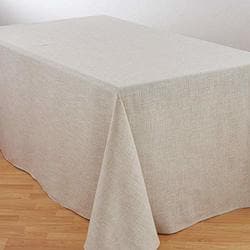 LA Linen Natural Burlap Rectangle Tablecloth 90 by 156-Inch TCburlap90X156Natural