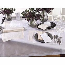 LA Linen Natural Burlap Rectangle Tablecloth 90 by 156-Inch TCburlap90X156Natural