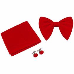 Canacana Smiley Emoji Pre-tied Boys Bow Tie with Stripes Pocket Square Set