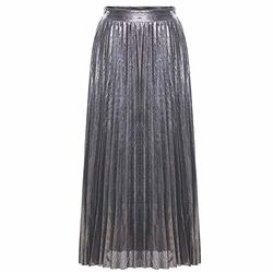 Buy Mengonee Dark Blue M Dark Blue L Summer High Waist Pleated Skirts Women Girls Solid A Features Price Reviews Online In India Justdial