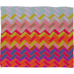 50 x 60 Deny Designs Sharon Turner Geo Chevron Fleece Throw Blanket