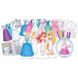 Buy Disney Princess Deluxe Dress Up Paper Doll Activity Set