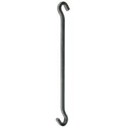 Hammered Steel EX15 HS Enclume 15-Inch Extension Hook Use with Ceiling Pot Racks