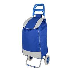 Buy Folding Essential Shopping Trolley Luggage Bag With 2wheels