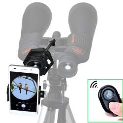 Buy Gosky Digiscoping Smartphone Adapter and Wireless Remote Controller Kit  - Spotting Scope Binocular Monocular Telescope and Microscope Mobile Phone  Adapter for Iphone Samsung Sony Etc, Features, Price, Reviews Online in  India -