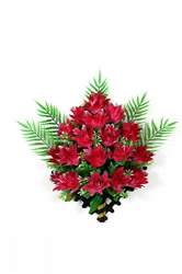 Home Decor Great Indian Sale Artificial Flower With Pot Pink Plain