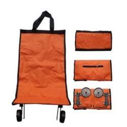 Buy Insasta Shopping Trolley Bag Folding With Handle 600d