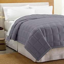 King Gray Aeolus Down Luxury Down Alternative Blanket With Plush