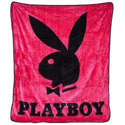 Pink Playboy Plush Blanket Playboy Comforter Queen Size By Playboy