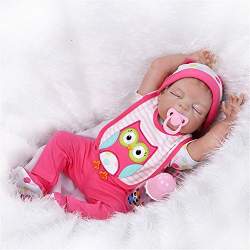 silicone sleeping cute baby doll