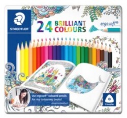 Buy Staedtler Ergosoft Triangular Color Pencil Set Of 24 157