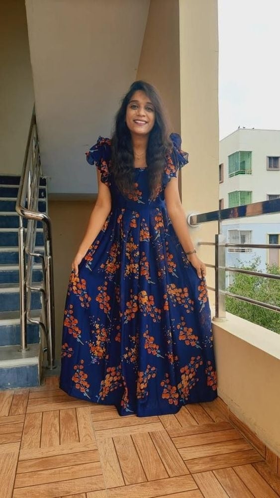 Designer Party Wear Frock For Girl Kids Party Wear Frock, Assorted