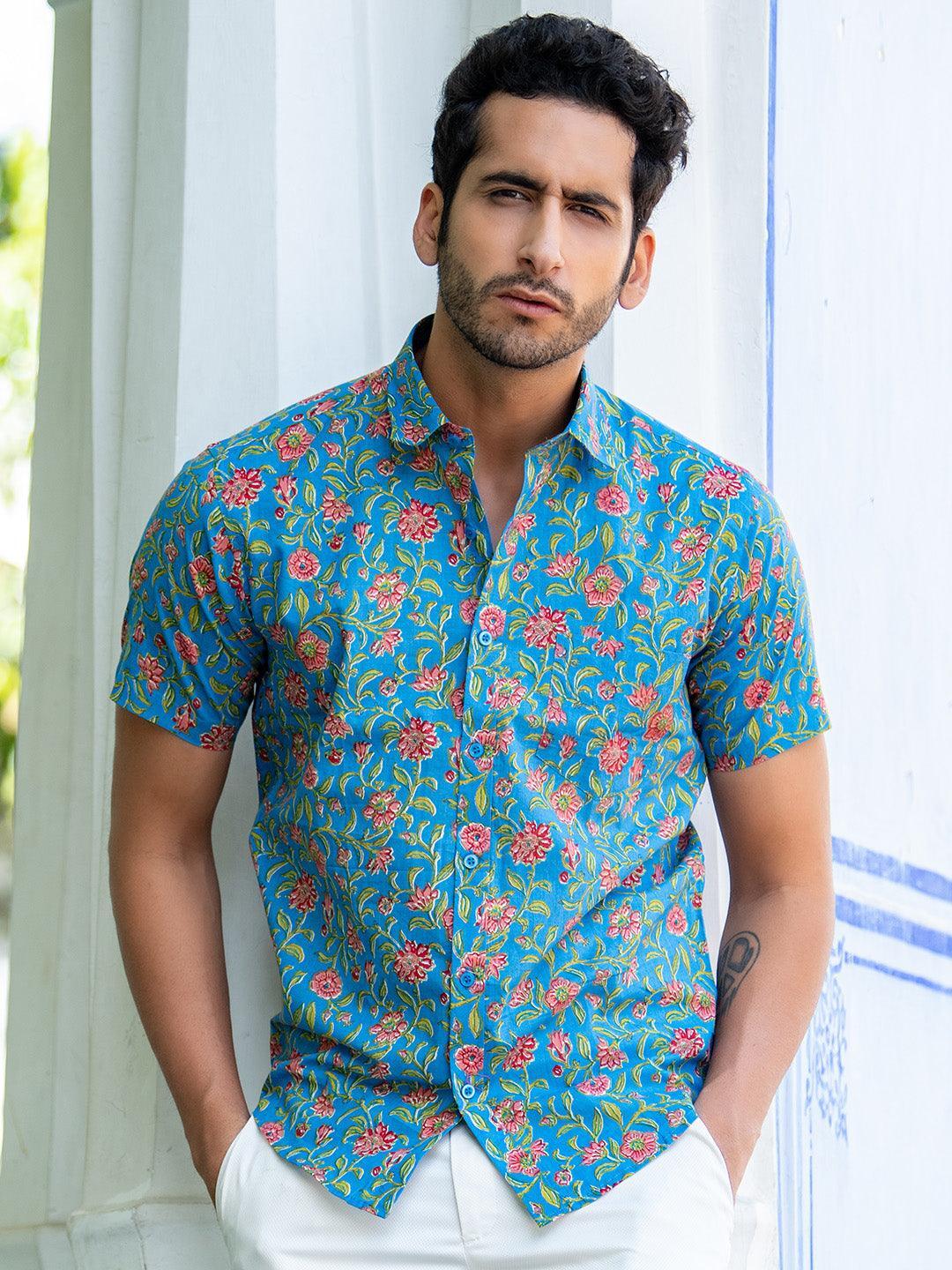 Men's Plain Cotton Half Sleeve Shirt in Bangalore at ₹ 250 Unit