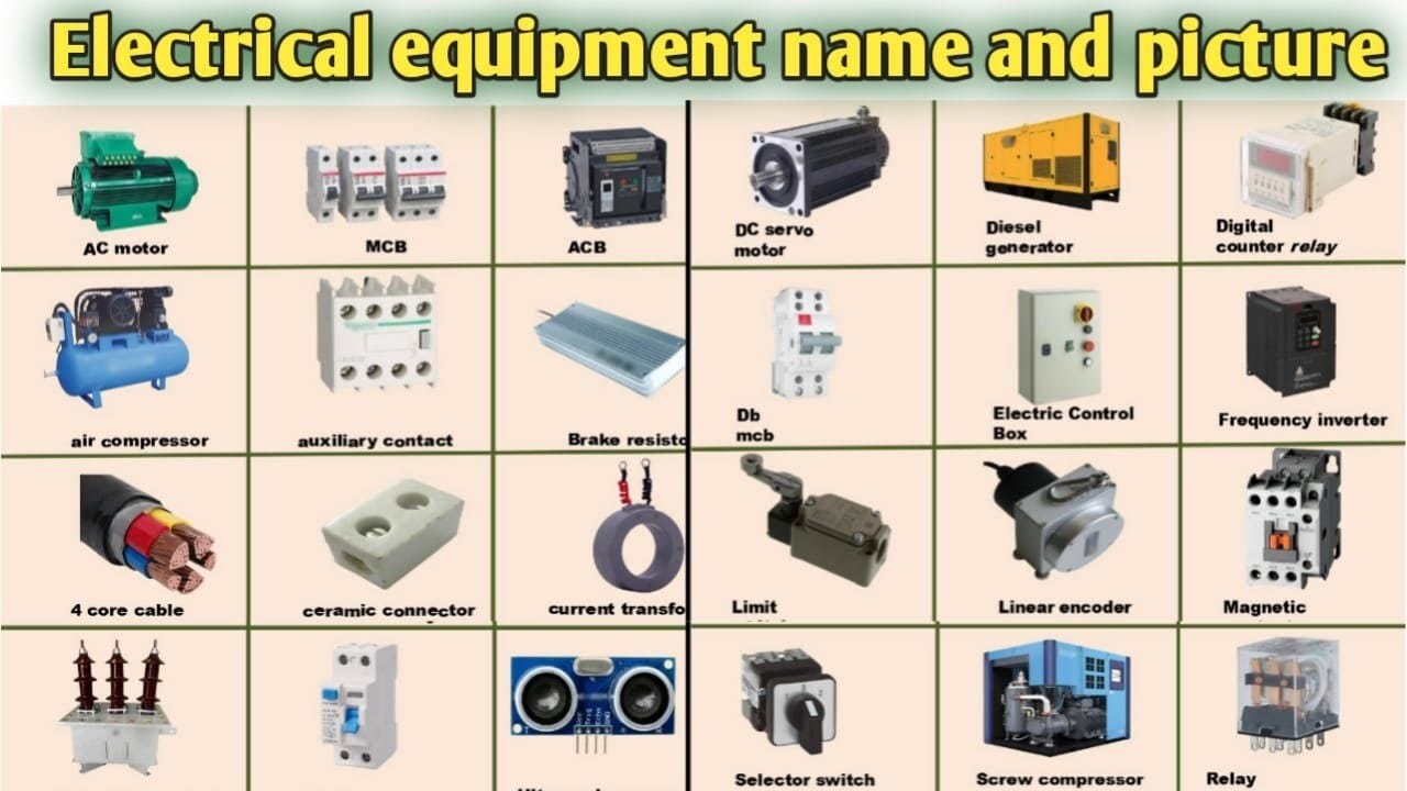 Parts of electrical discount