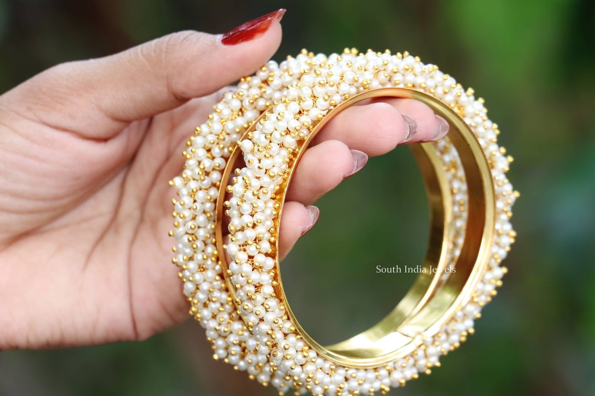 Pearl Bangle in Jaipur at ₹ 200 Unit by Shradha Enterprises