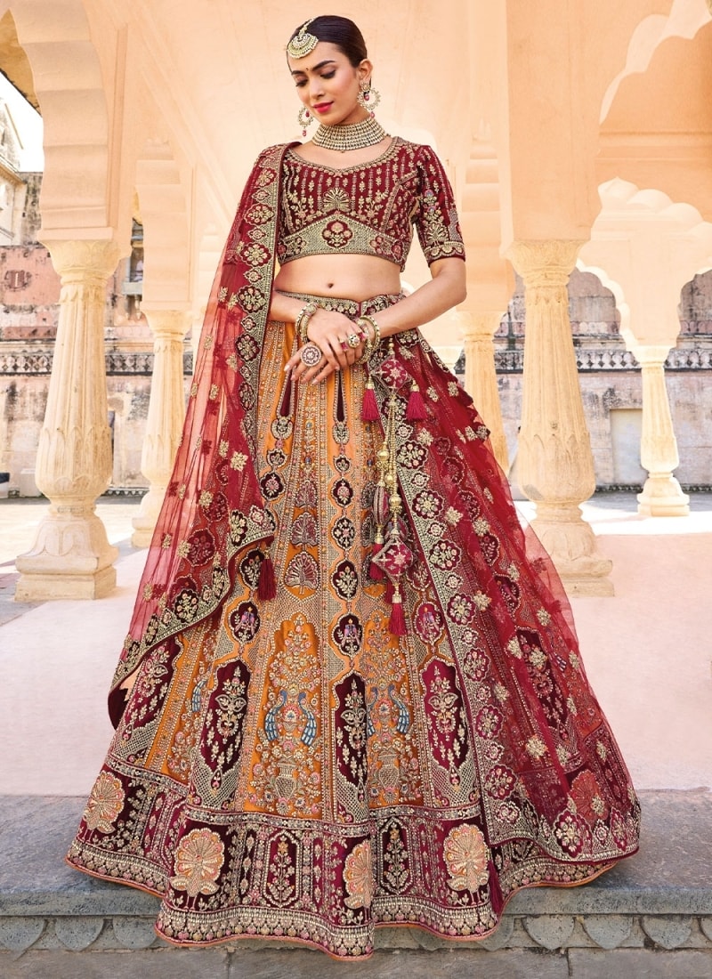 Ladies Lehenga Price Ladies Bridal Lehenga In Bangalore At