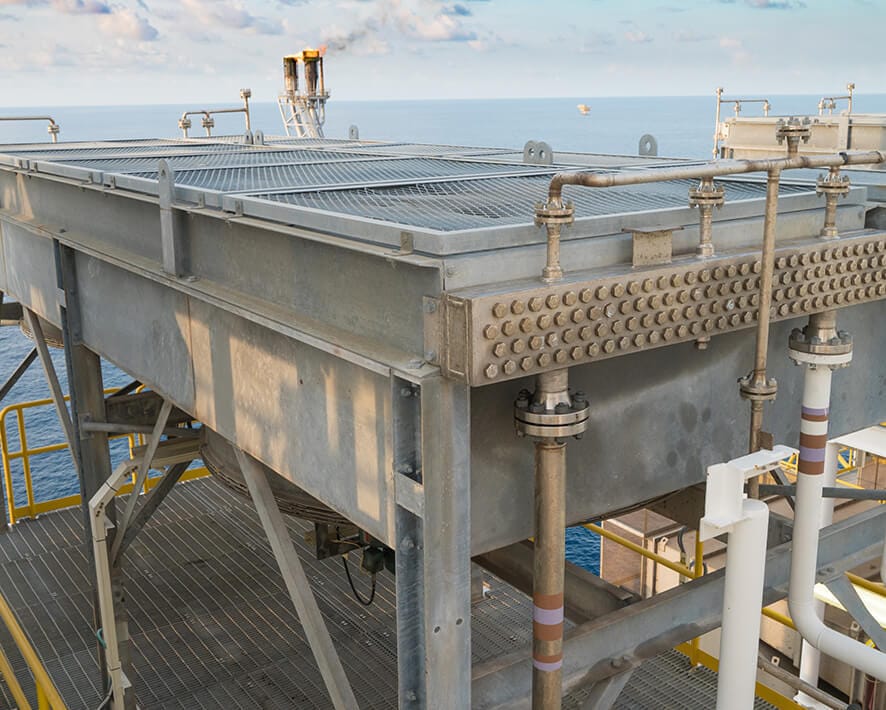 Forced Draft Industrial Fin Fan Cooler, 1200x2400x3000 mm