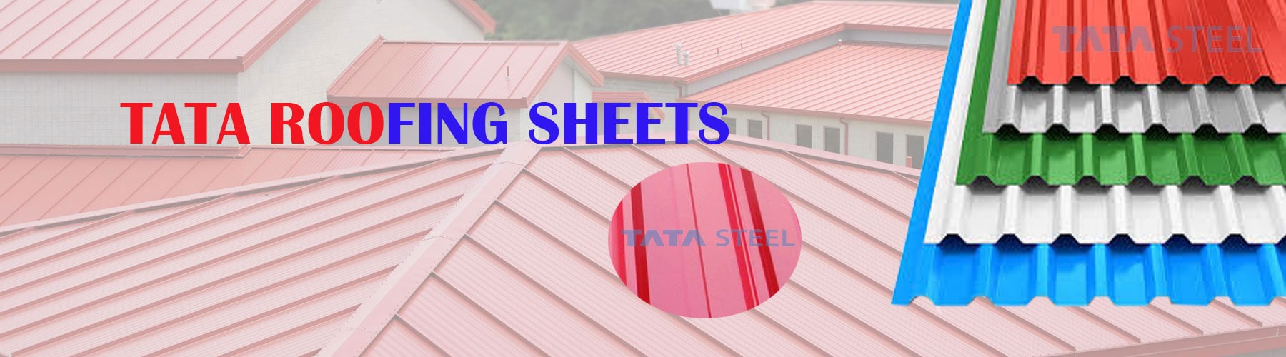 14 Ft Color Coated Steel TATA Metal Roofing Sheet in Jaipur at