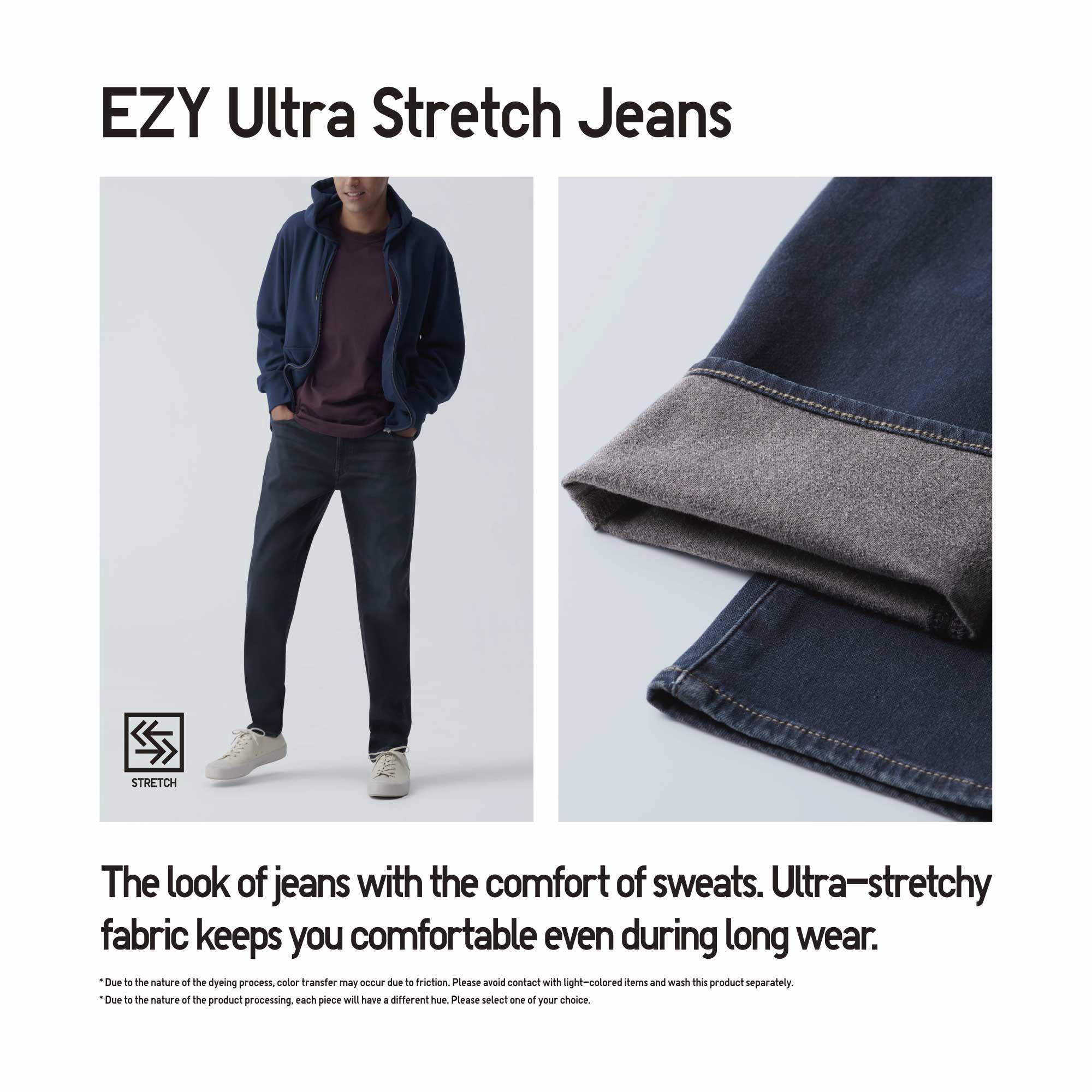 Classic Denim Stretch Jeans for Men, Solid Blue, XS-XL in Delhi at