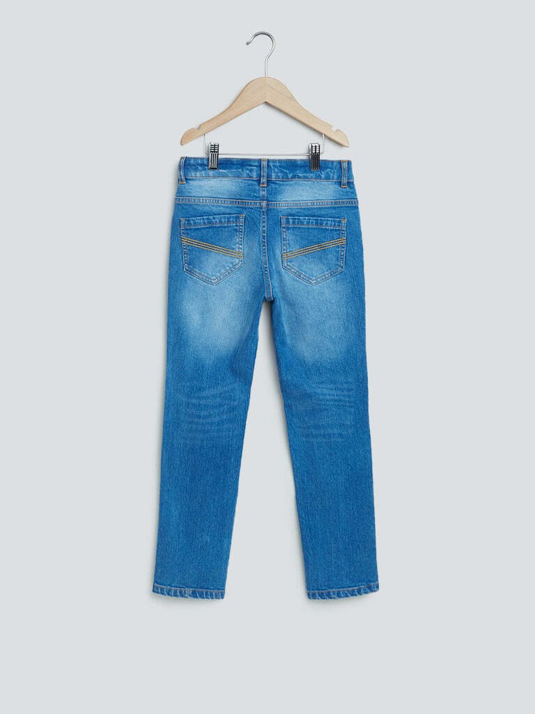 Denim Faded Jeans in Delhi at ₹ 470 ₹ 536 Pc by Speed