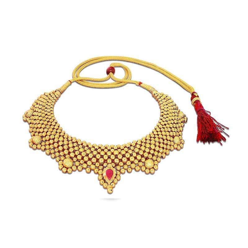 Gold Necklace Set in Surat at ₹ L Set by Azahar Jewellery
