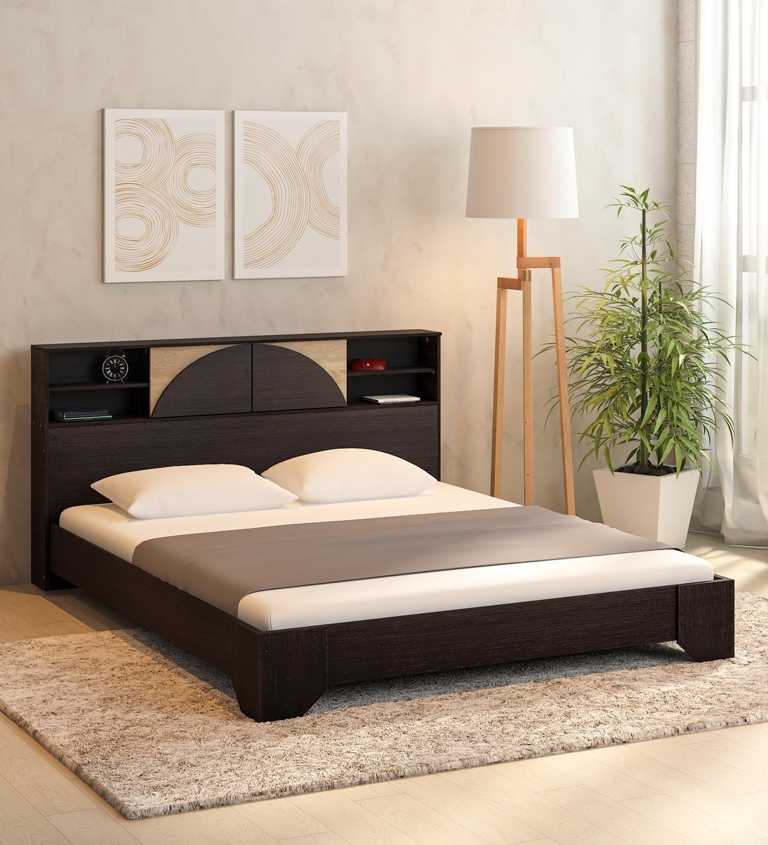 Wooden Bed With Pepperfry Cots King Size Plywood King Size