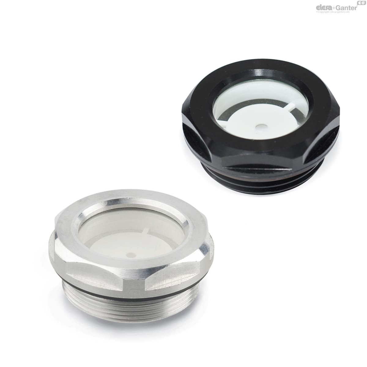 Industrial 150mm Circular Polished Glass Sight Glass for Fluid Level ...