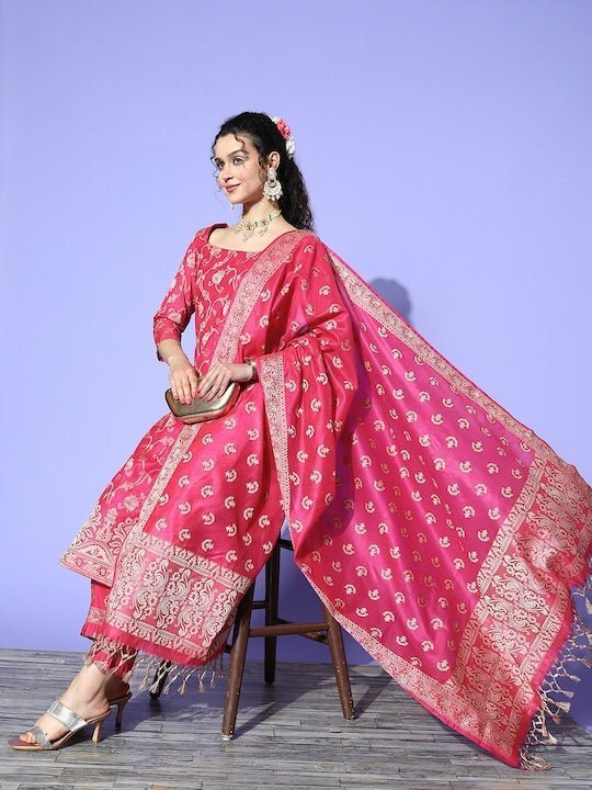 Floral Designer Ladies Dress Material for Women/Girls, Cotton/Polyester/Satin, Casual/Formal/Party Wear, S/M/L/XL/XXL, V Neck/Round Neck, Sleeveless/Half Sleeves/Full Sleeves in Ahmedabad at best price by K Rajshree - Justdial Floral Designer Ladies Dress Material for Women/Girls, Cotton/Polyester/Satin, Casual/Formal/Party Wear, S/M/L/XL/XXL, V Neck/Round Neck, Sleeveless/Half Sleeves/Full Sleeves in Ahmedabad at best price by K Rajshree - Justdial