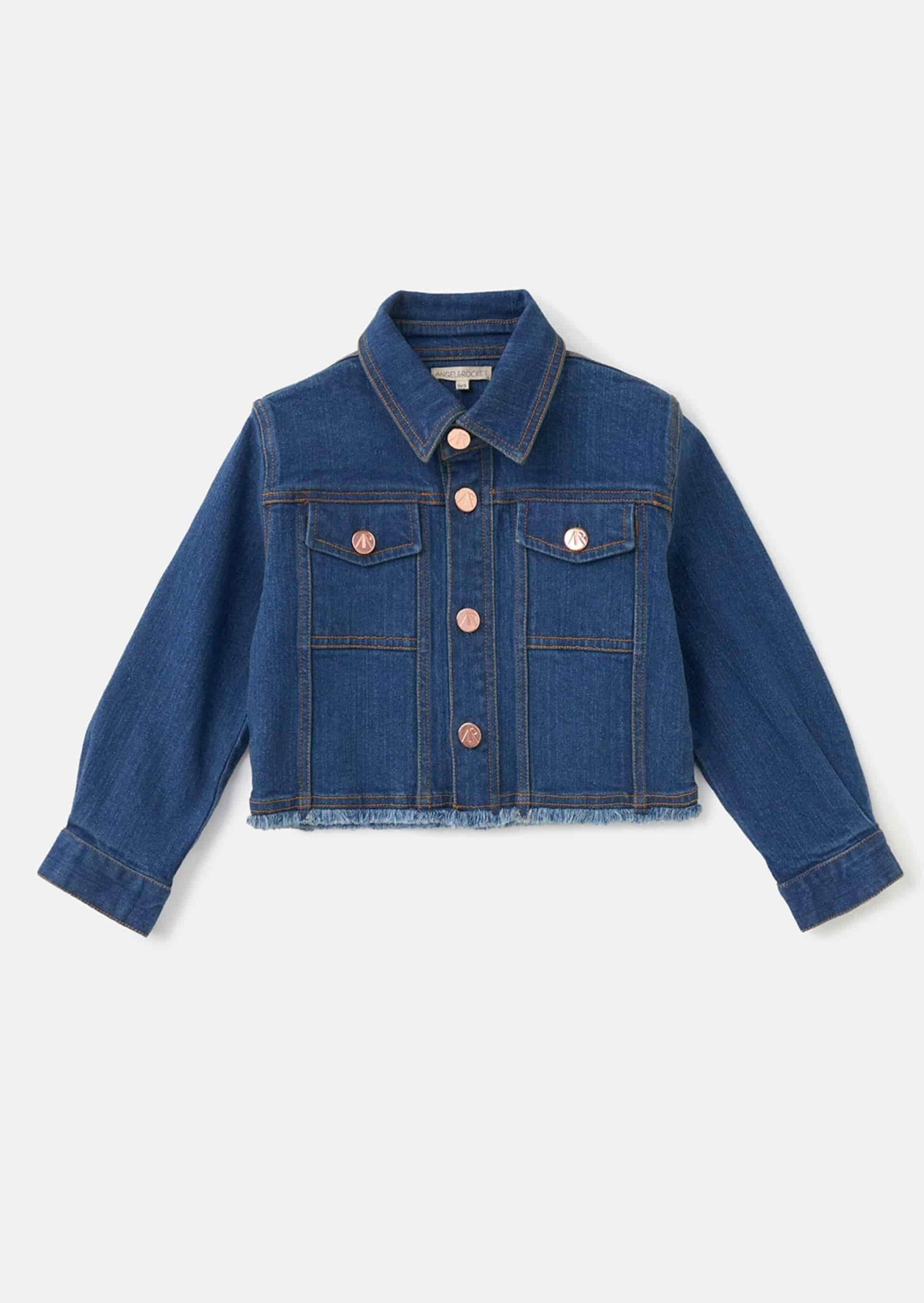 Blue Full Sleevele Denim Jacket For Girl in Bangalore at ₹ 350