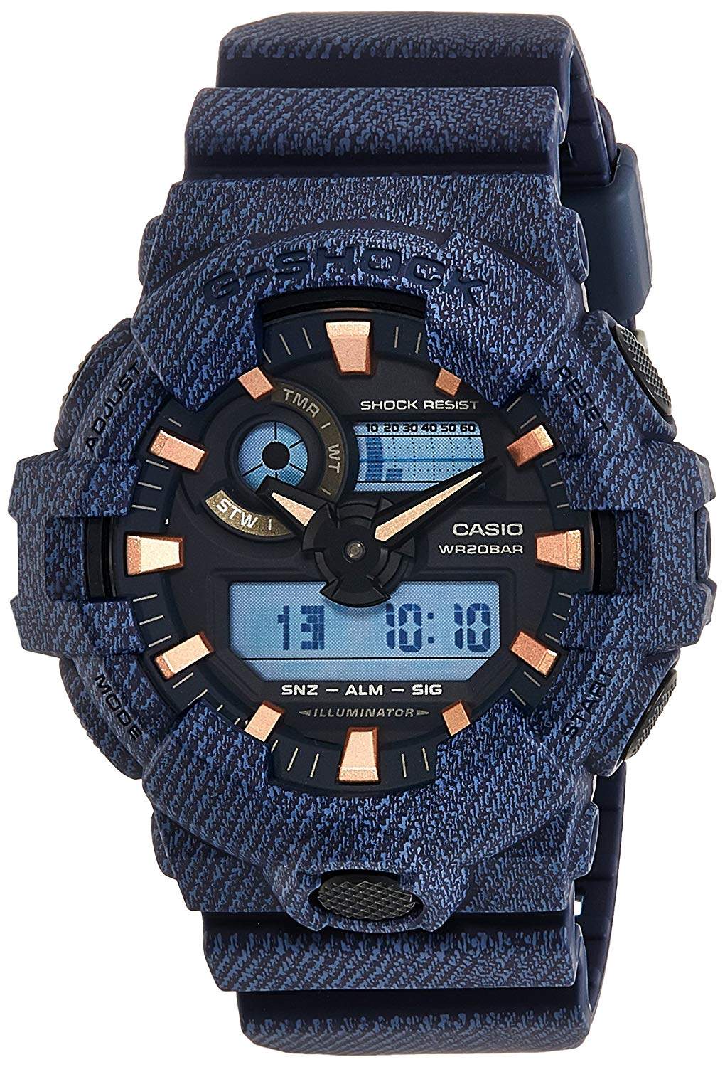 CASIO G-Shock G759GA-700DE-2ADR Analog Digital Mens Watch (Black