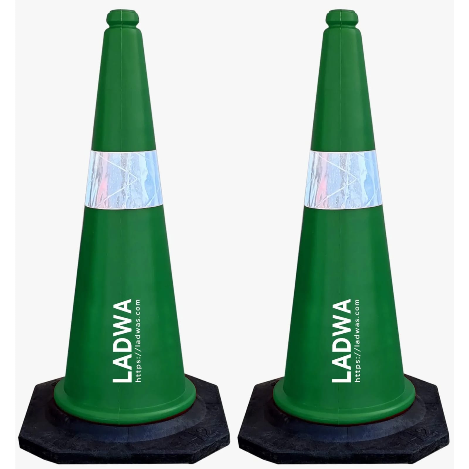 Reflective Traffic Safety Cones, 750mm, ABS Plastic, Conical