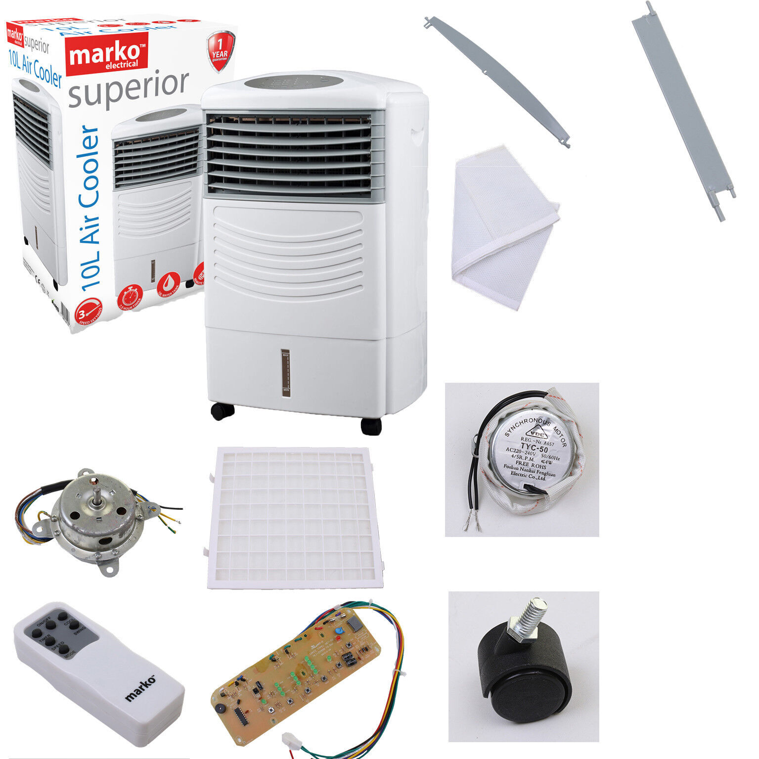 Symphony Jumbo Cooler Spare Parts Main/Electric Motor For Symphony