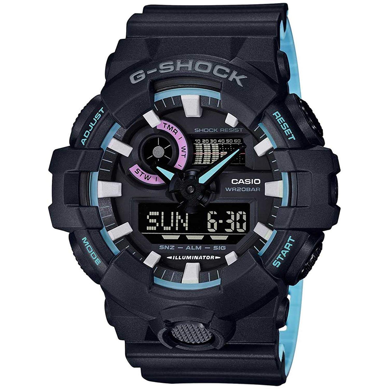 CASIO G-Shock G779GA-100GBX-1ADR Analog Digital Mens Watch (Black