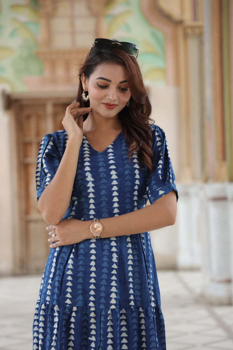 ladies dress in mumbai Cotton Night at ₹ 595 / Pc by Jyoti Prints Introduced - Collection 19