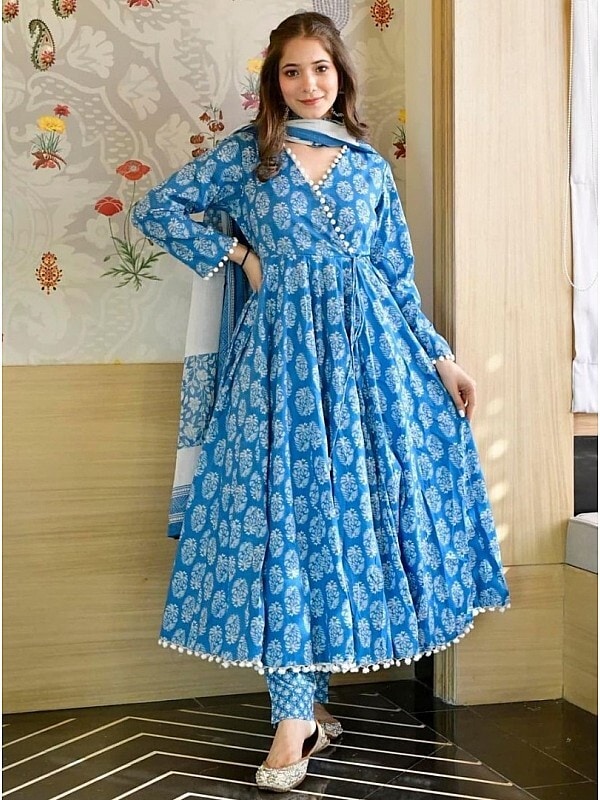 Frok Suit Design Party Wear Cotton Frock Suit Design Ladkiyon Ke