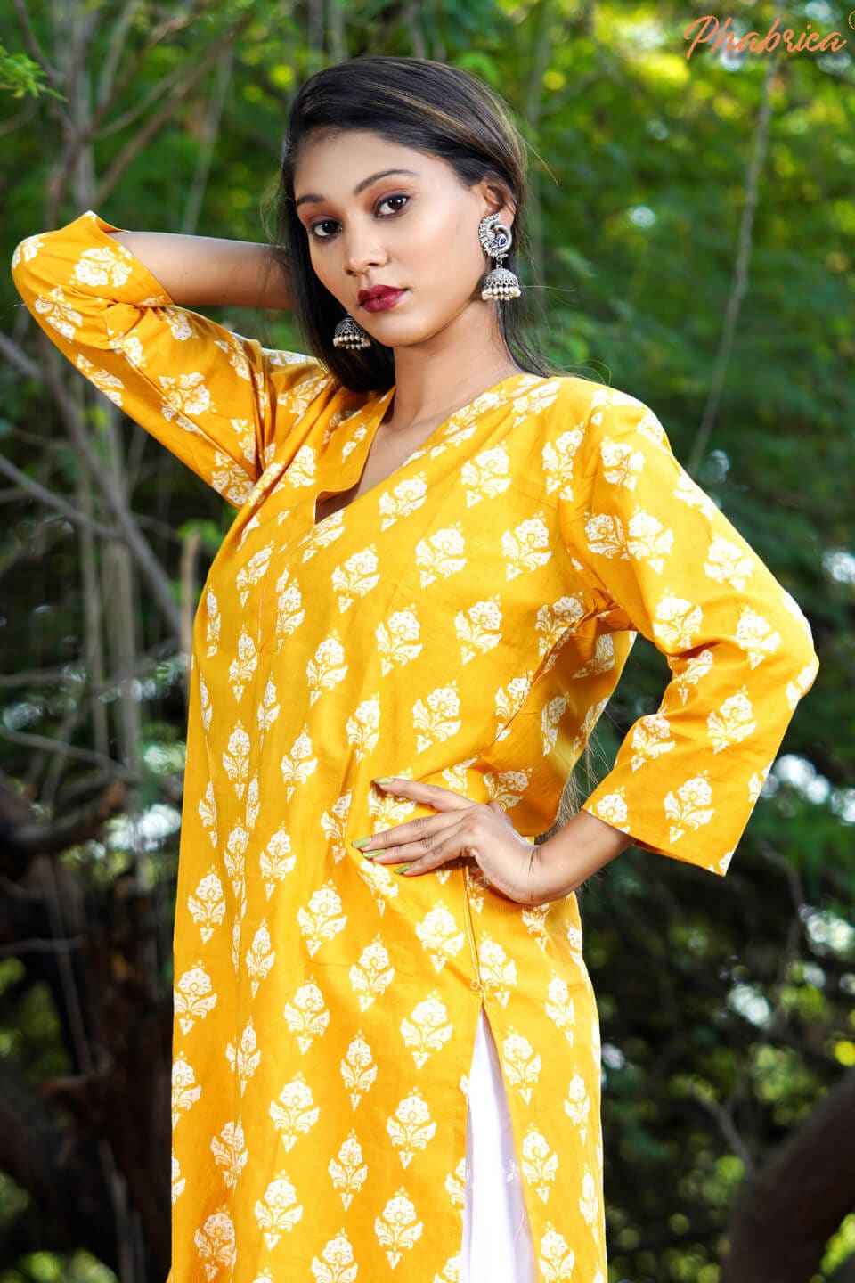 Printed Kurti Formal Kurtas For Ladies Party Wear Floral Printed
